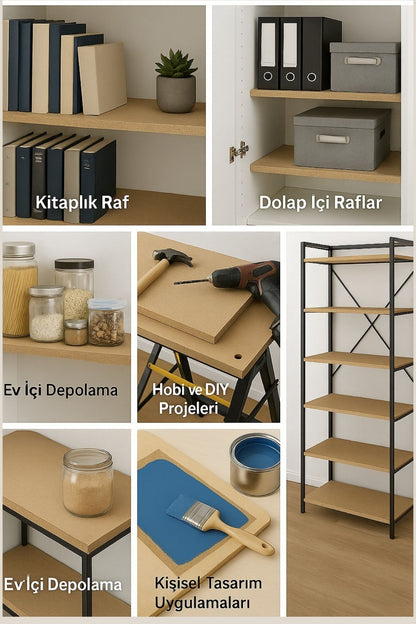 Ham Sunta, Raf Suntası, Kitaplık Rafı Suntası, 10 Adet