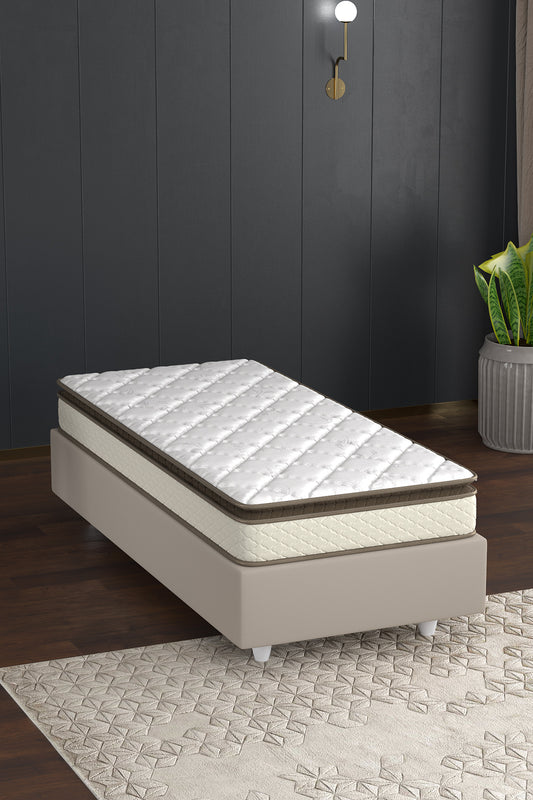 Sidney Premium Full Ortopedik Pedli Yatak 90x190 Cm Örme Kumaşlı Yatak