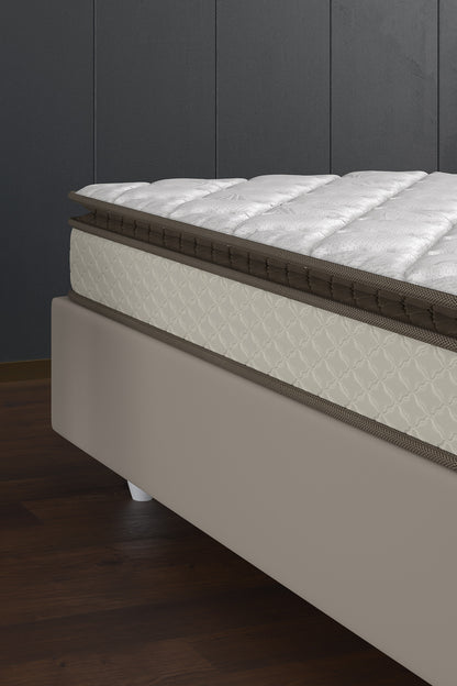 Sidney Premium Full Ortopedik Pedli Yatak 90x190 Cm Örme Kumaşlı Yatak