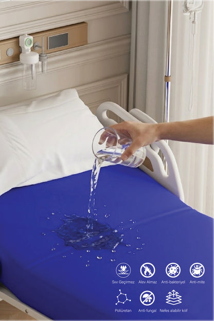 Hasta Yatağı 90x190x14 cm Kuş Tüyü Konforlu PU Kaplı Sıvı Geçirmez Ortopedik Yatak