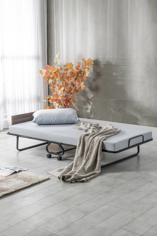 Katlanır Yatak, 80x190 cm Katlanır Portatif Yatak Ve Karyola